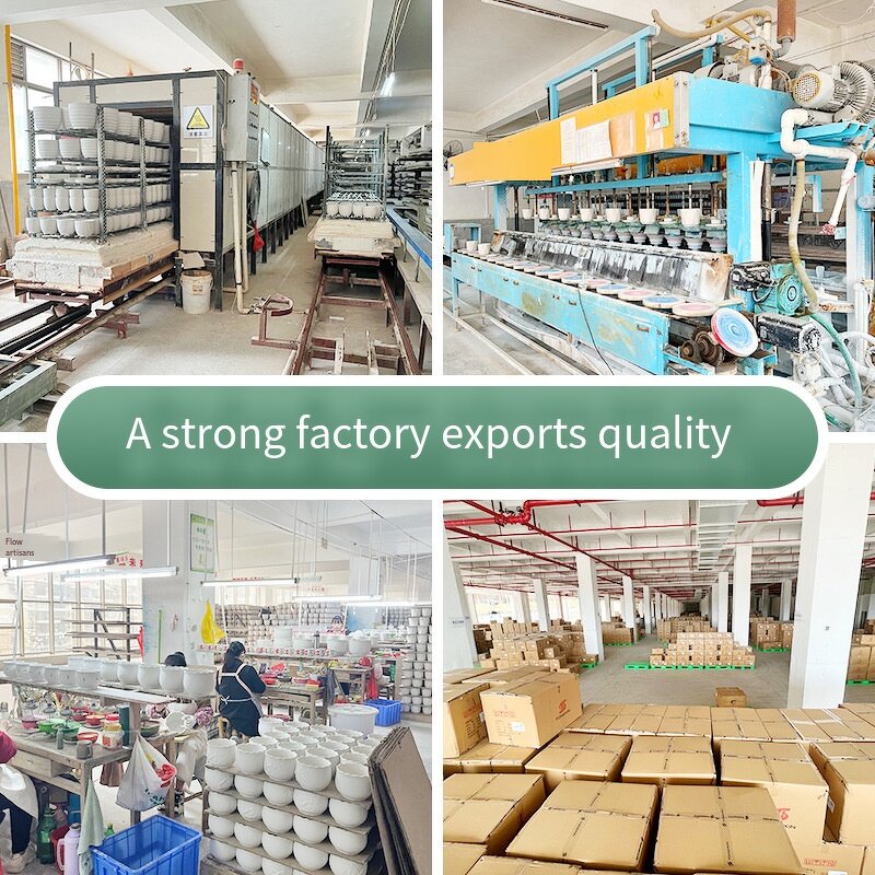 Ceramic Flowerpot Supplier - OEM/ODM with Tray Straight Cylinder Modern Minimalist Style