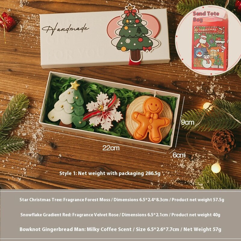 Christmas Fragrance Candle Factory - OEM/ODM Practical Small Gift Box Handmade Figurine