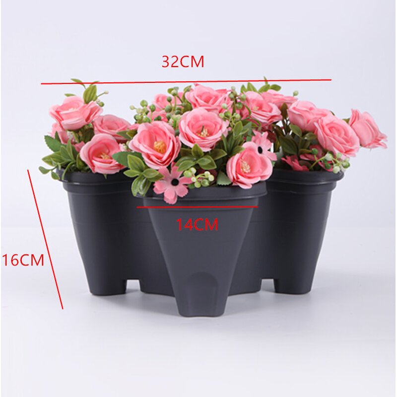 Resin Flower Pot Factory - OEM/ODM Wholesale Three-dimensional Multi-layer for Balcony
