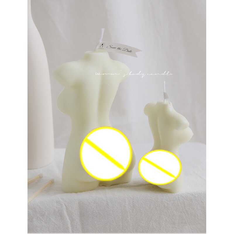 Female Body Candle Factory - OEM/ODM Figure Shaped Torso for Bedroom Bathroom Wedding