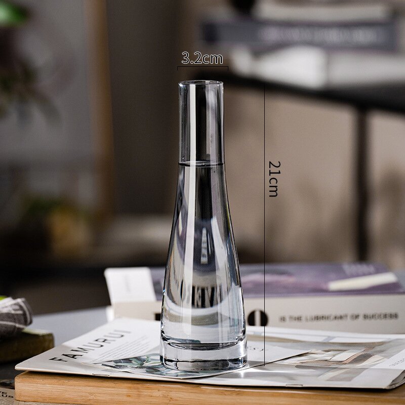 Hydroponic Mini Flower Bottle Factory - OEM/ODM Single Ins Wind Glass Transparent Nordic