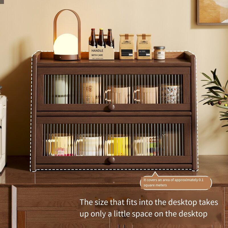 Desktop Storage Cabinet Manufacturer - OEM/ODM Dustproof Organizer Kitchen Countertop Cup Holder