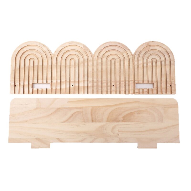 Creative Wall Shelf Supplier - OEM/ODM New Threaded Multi Layer Solid Wood Storage Rack