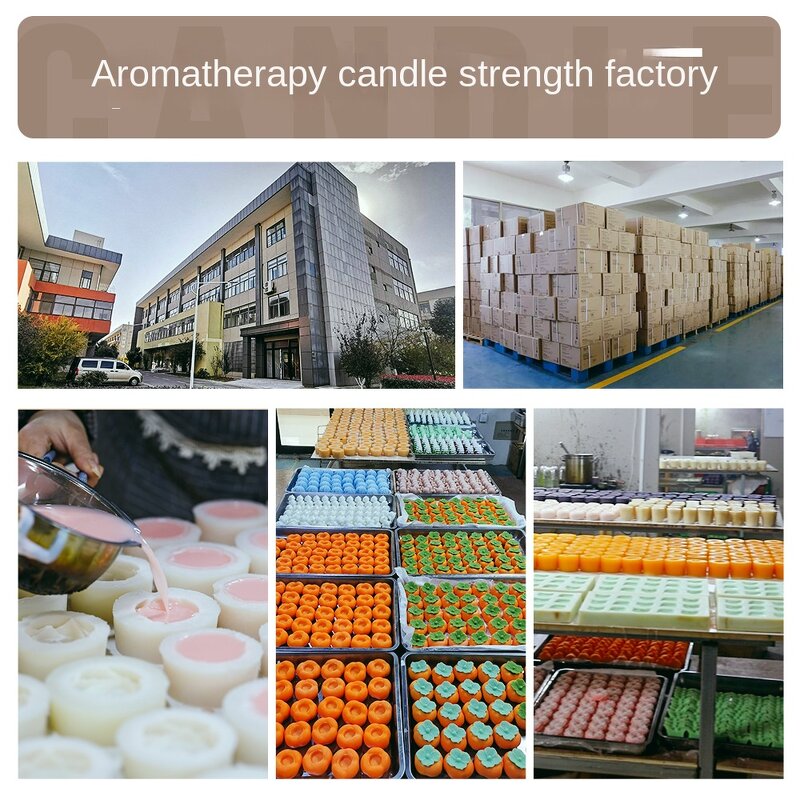 Santa Claus Candle Supplier - OEM/ODM Handmade Soy Wax with Candy Simulation Christmas