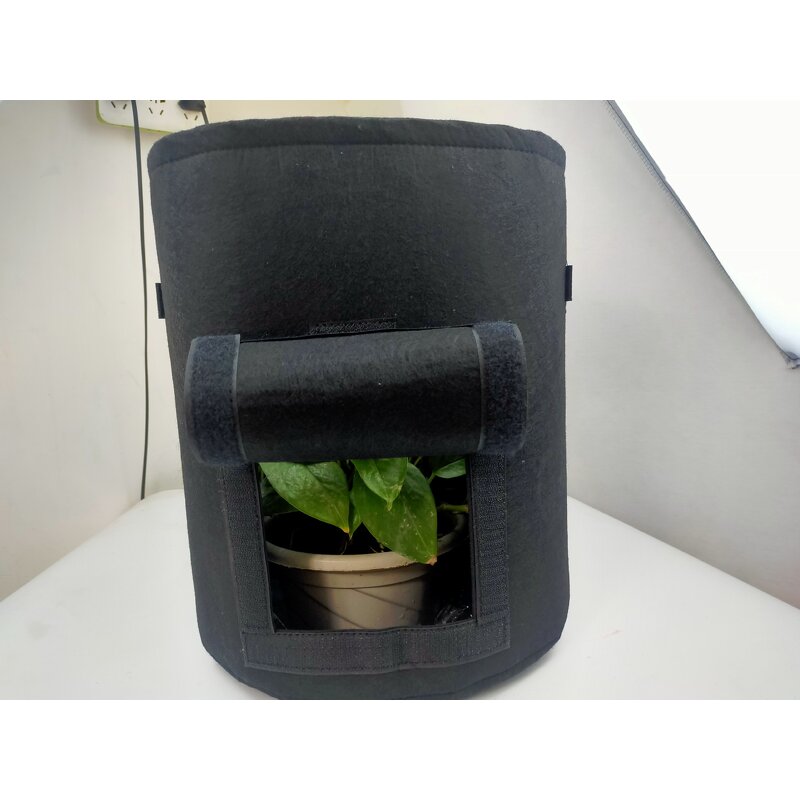 Felt Planting Bucket Factory - OEM/ODM Plant Bag Home Gardening Hand-held Seedling Bag