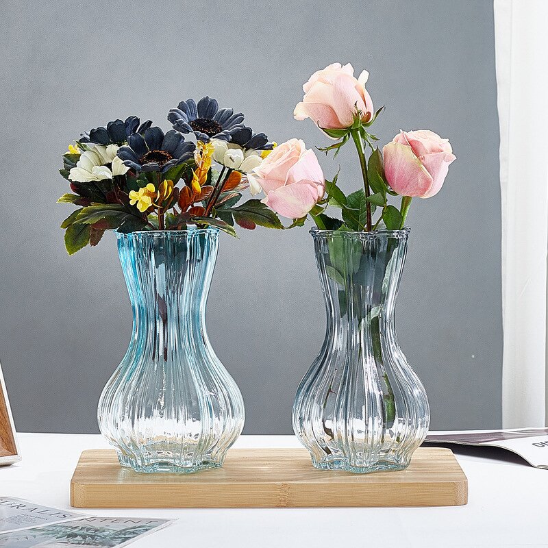 Glass Vase Manufacturer - OEM/ODM Modern Creative Light Luxury Colorful Hydroponic Vase