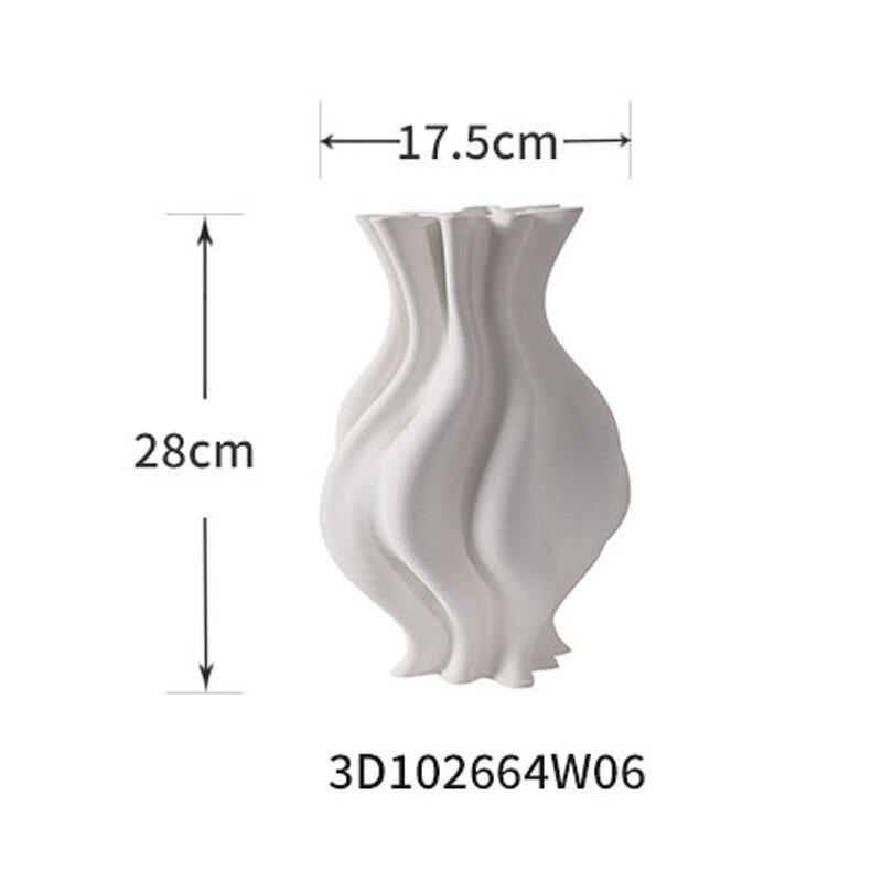 3D Printed Ceramic Vase Supplier - OEM/ODM Modern Style Aomesi Omaysn Simple Matt Glaze