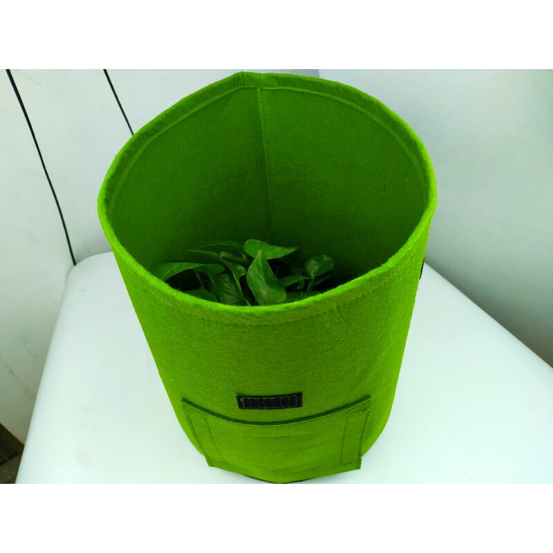 Felt Planting Bucket Factory - OEM/ODM Plant Bag Home Gardening Hand-held Seedling Bag