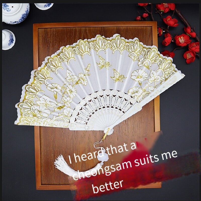 Chinese Fan Dance Fan Supplier - OEM/ODM Xiyan Handmade Ancient Style Folding Fan Wholesale