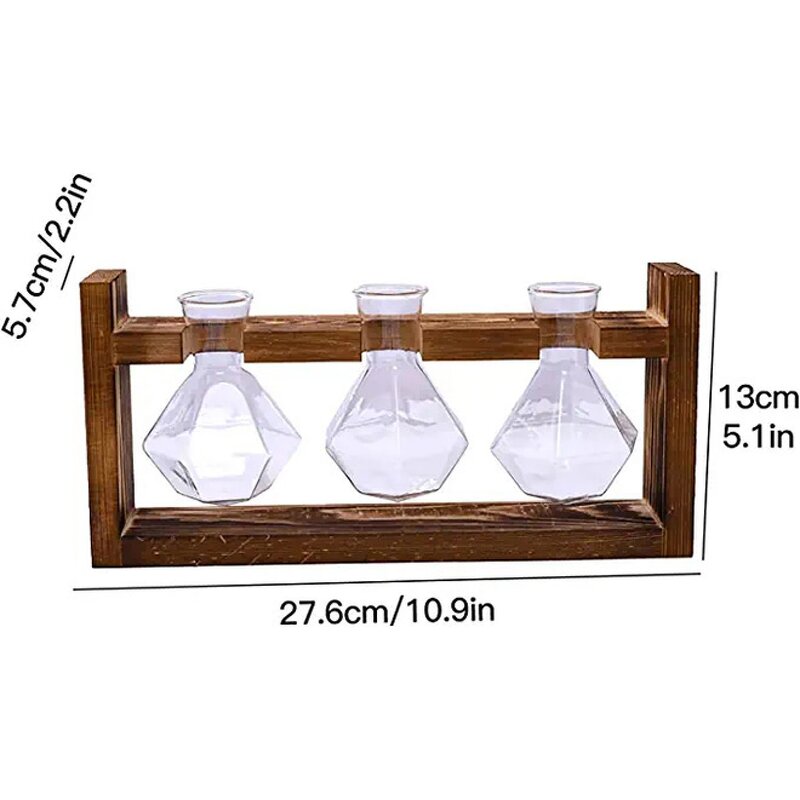 Hydroponic Glass Vase Supplier - OEM/ODM New Arrival Propagation Station Transparent Cylinder