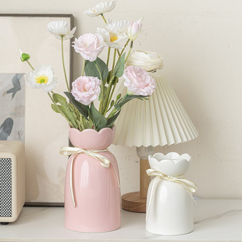 Ceramic Vase Factory - OEM/ODM Creative Living Room TV Cabinet Modern Flower Utensils