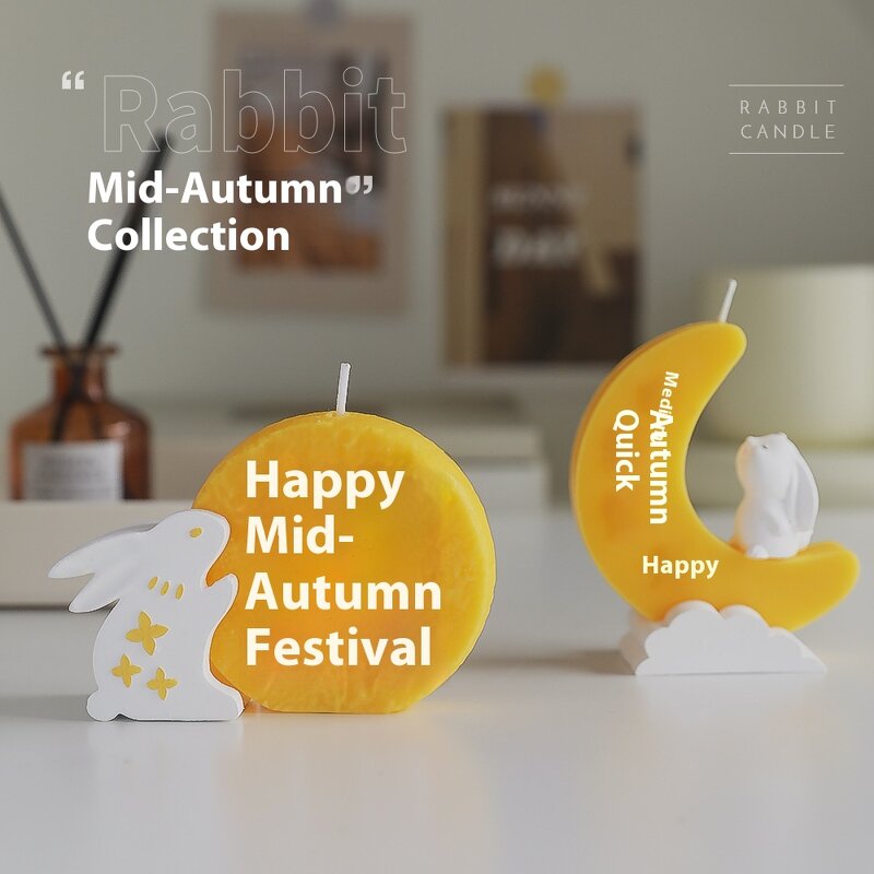 Soy Wax Candle Supplier - OEM/ODM Mid-Autumn Festival Gift Custom Handmade Alien Shape