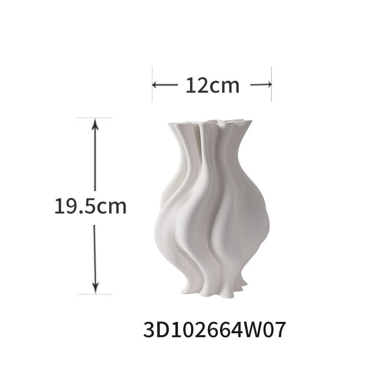 3D Printed Ceramic Vase Supplier - OEM/ODM Modern Style Aomesi Omaysn Simple Matt Glaze