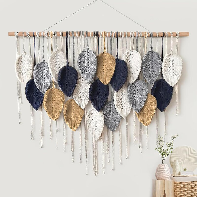 Macrame Wall Hanging Manufacturer - OEM/ODM Modern Boho Home Decor Cotton Woven for Apartment