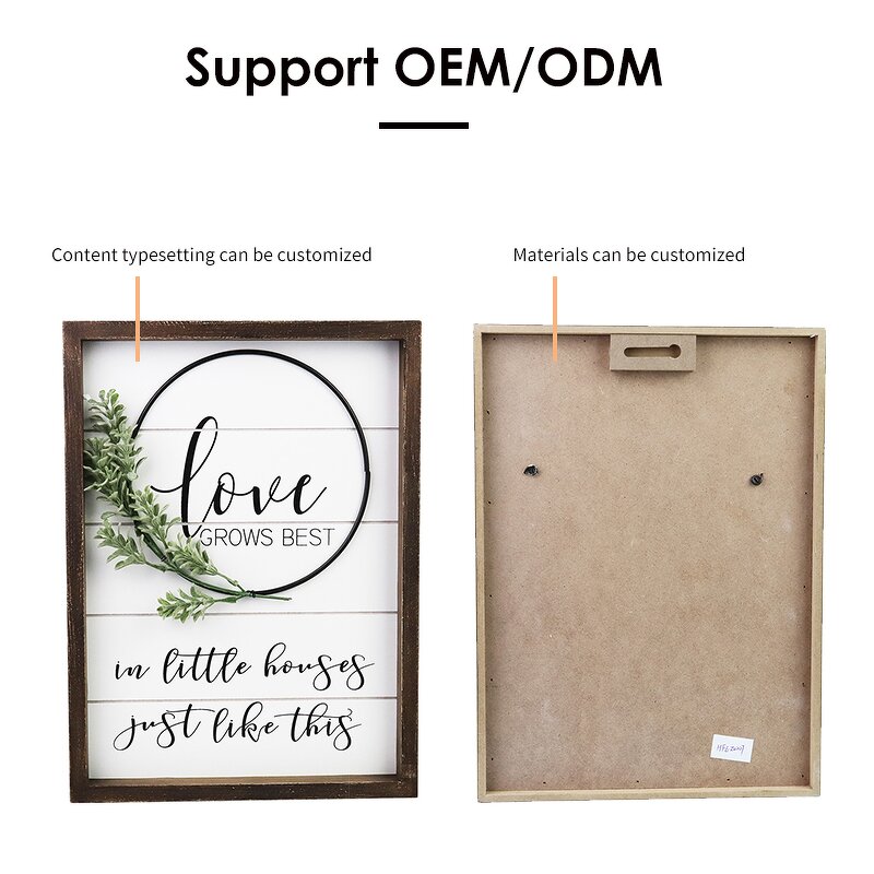 Wooden Wall Hangings Supplier - OEM/ODM New Arrivals Custom Picture Frame Farmhouse Vintage