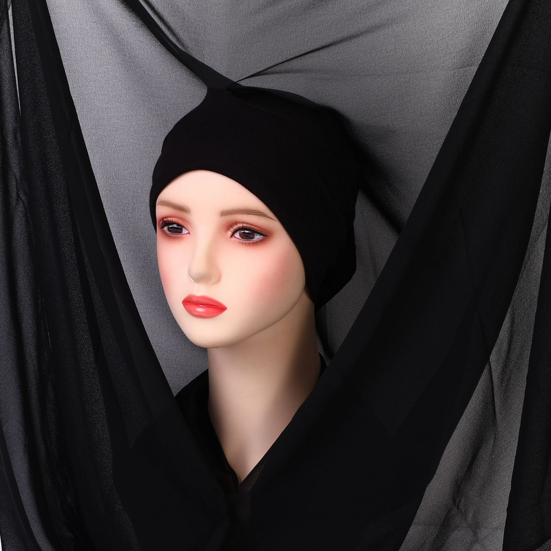 Instant Chiffon Hijab Supplier - OEM Pinless Built-in Magnets Scarf