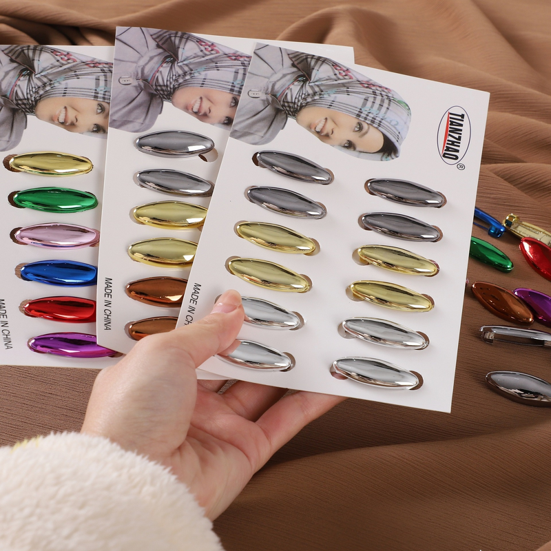 Plastic Hijab Pins Supplier - Wholesale 12pcs Colorful Safety Pin Set