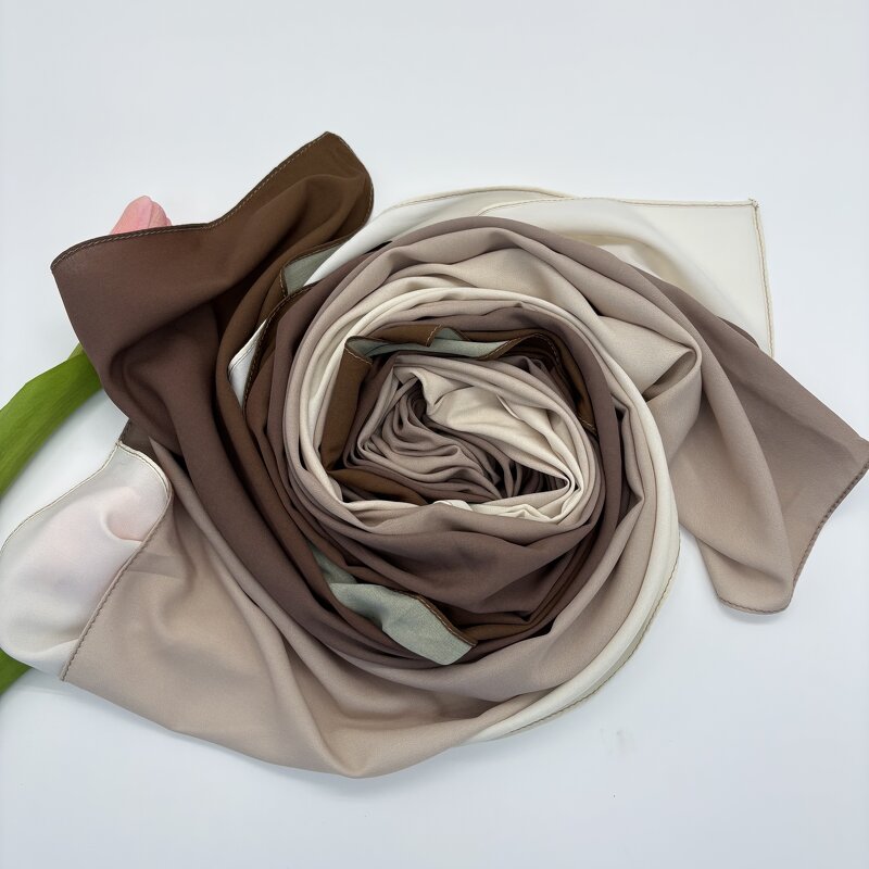 Woven Ombre Modal Hijab Supplier - OEM 4 Ways Stretchy Soft Shawl
