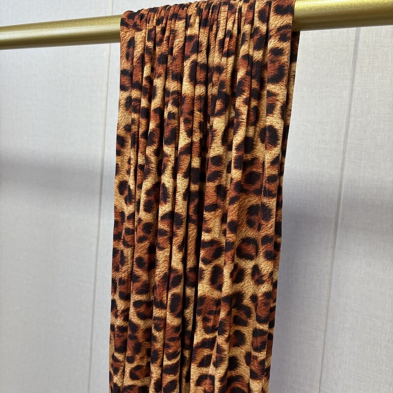 Jersey Hijab Factory - OEM Leopard Print Floral Scarf