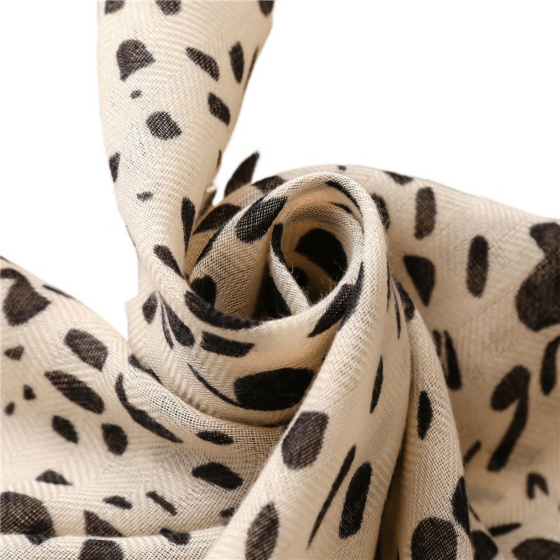 Linen Viscose Hijab Manufacturer - Wholesale Watercolor Printed Casual Scarf