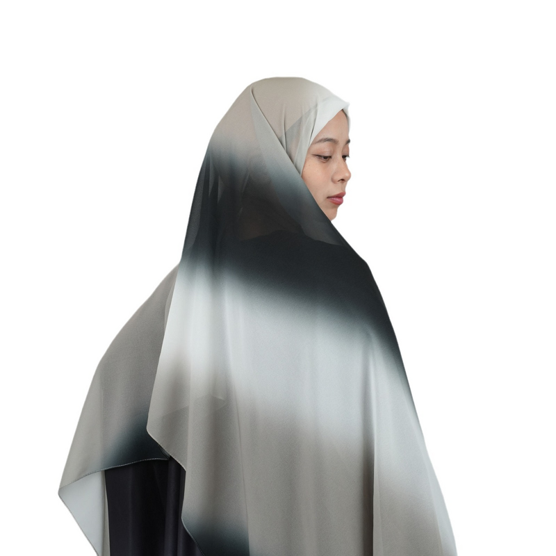 Ombre Chiffon Hijab Manufacturer - Wholesale Solid Georgette Lightweight Veil