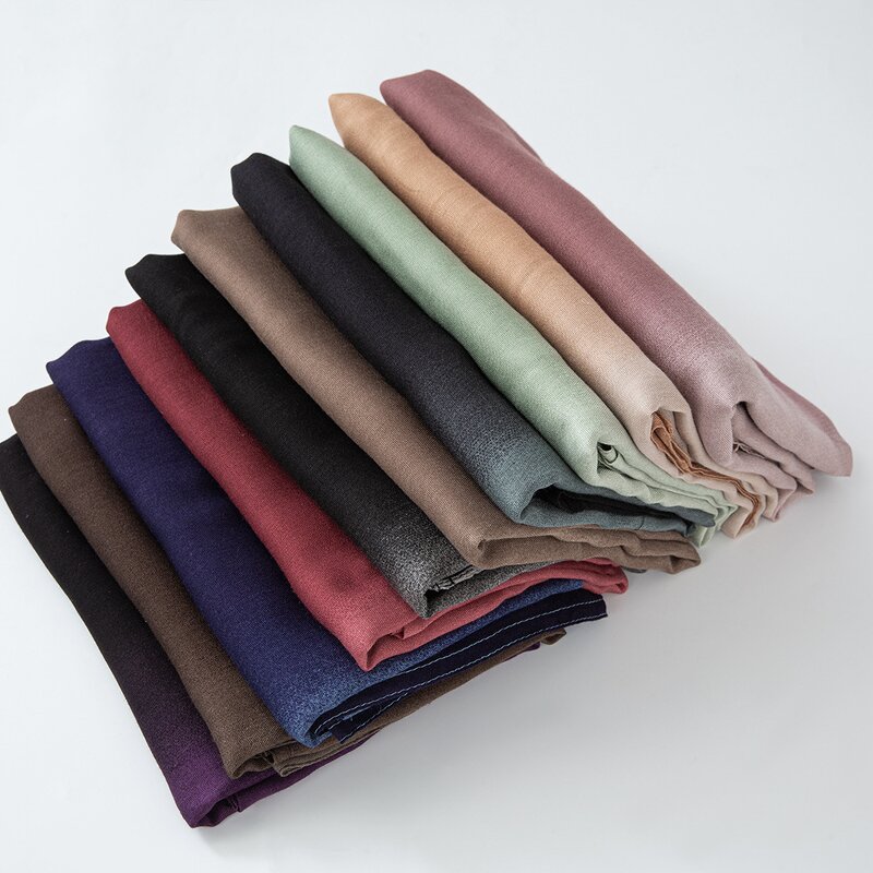 Ombre Modal Hijab Manufacturer - OEM Double Stitches Edge Luxury Shawl