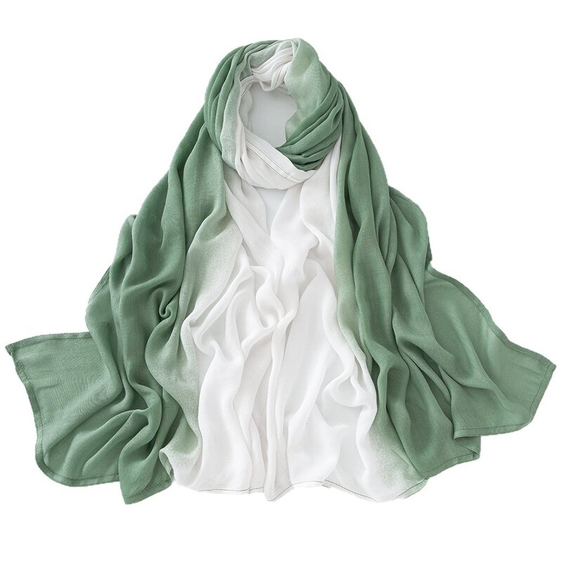 Ombre Modal Hijab Manufacturer - OEM Double Stitches Edge Luxury Shawl