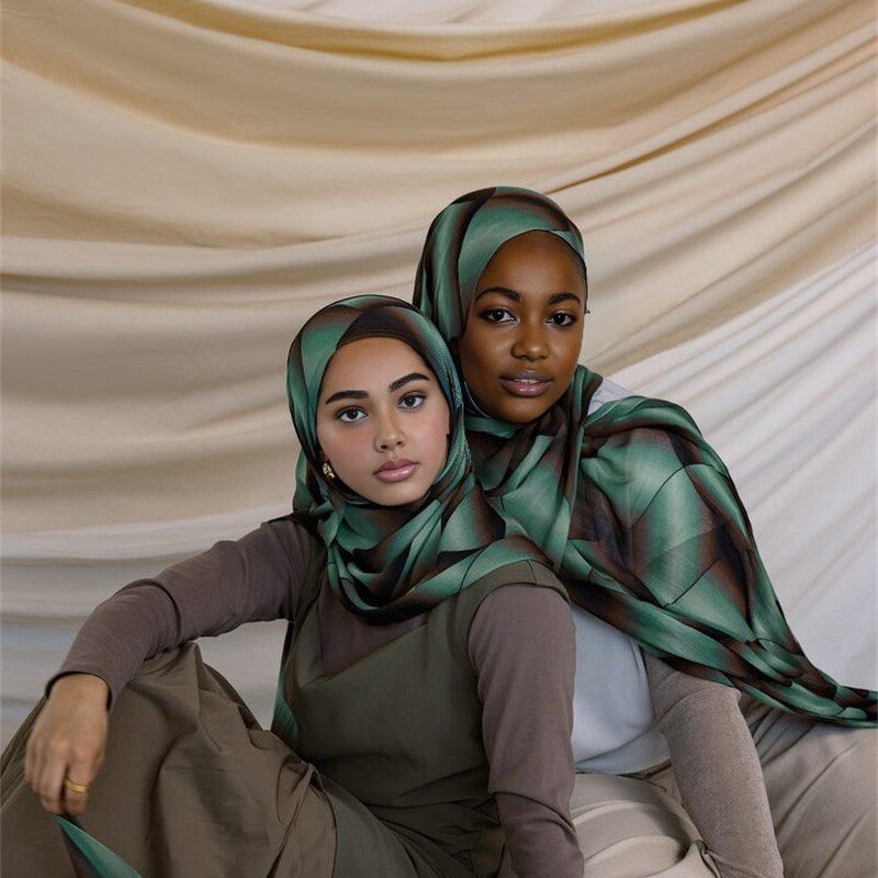 Modal Hijab Factory - Custom Double Sided Floral Print Scarf