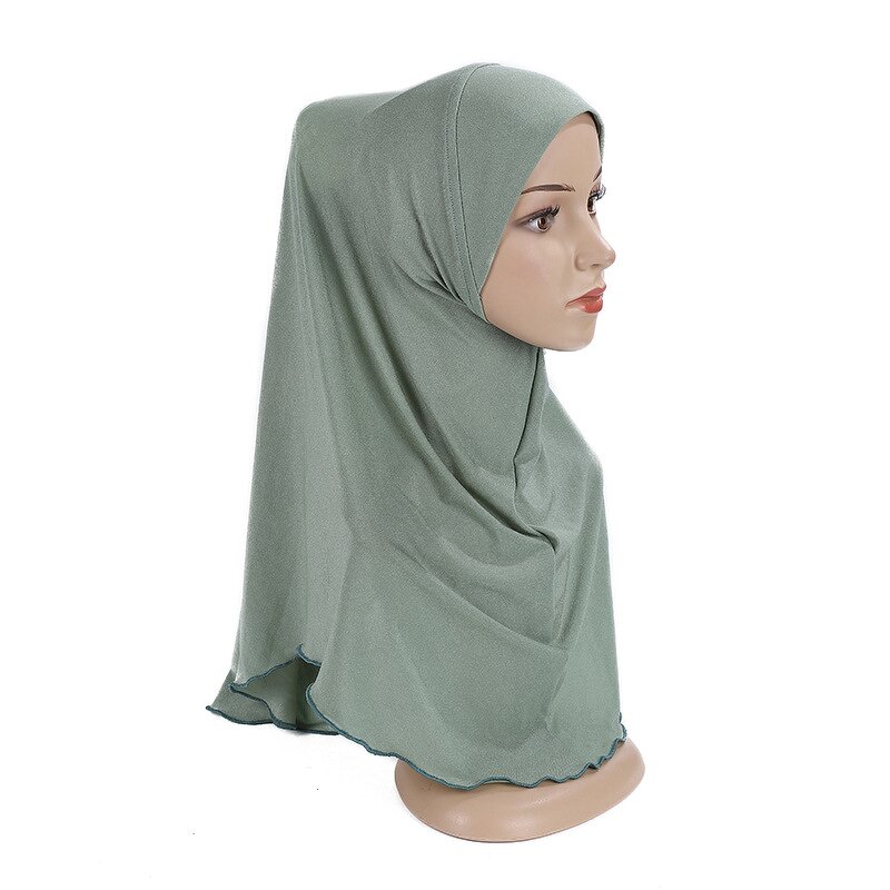 Instant Kid Hijab Supplier - OEM 2-7 Ages One Piece Full Cover Cap