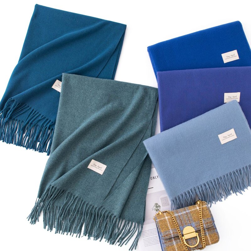 Cashmere Shawl Manufacturer - Wholesale Thicken Warm Long Fringed Winter Scarf