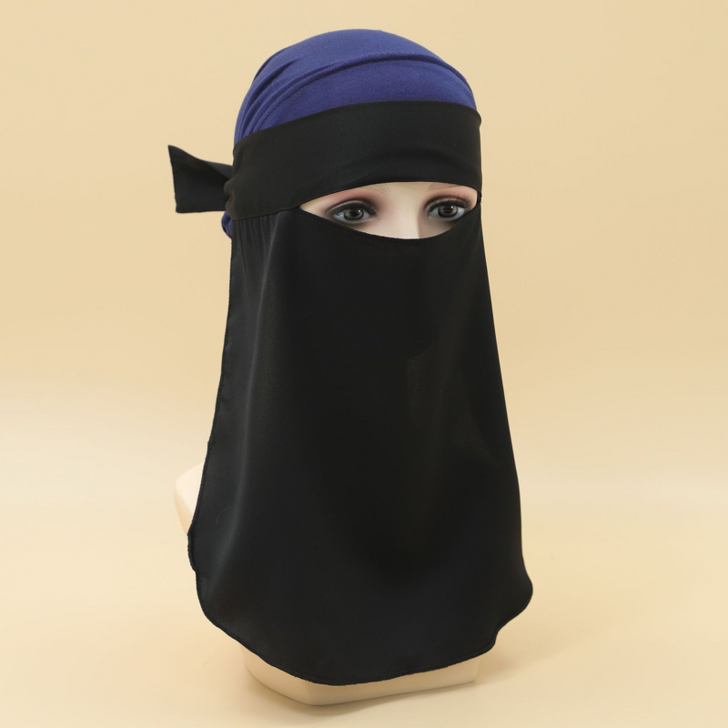 Single Layered Niqab Manufacturer - Wholesale Nida Tieback Lightweight Veil