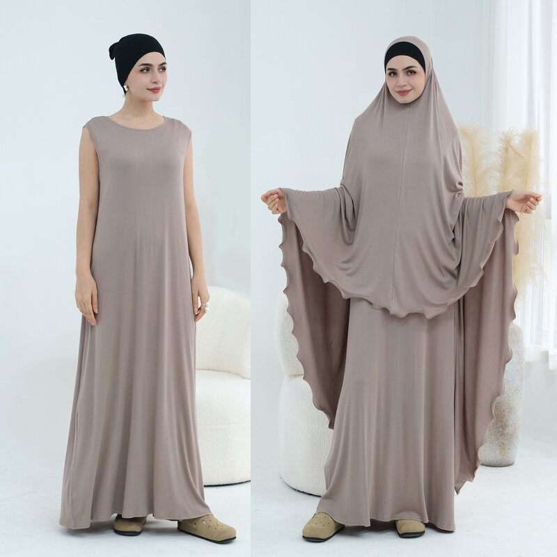 Burqa Jilbab Set Manufacturer - OEM Full Length Two Piece Abaya Dress