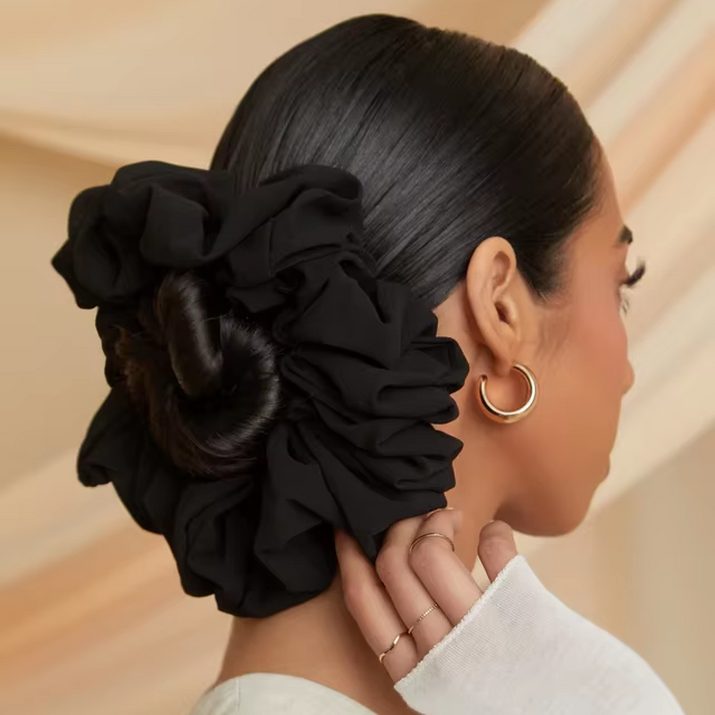 Hijab Scrunchies Factory - Bulk Large Volumizing Chiffon Scrunchie