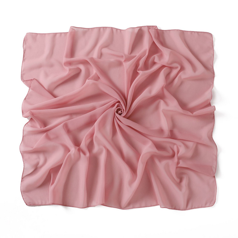 Square Chiffon Hijab Factory - Bulk 50 Colors Turban Shawl 90cm