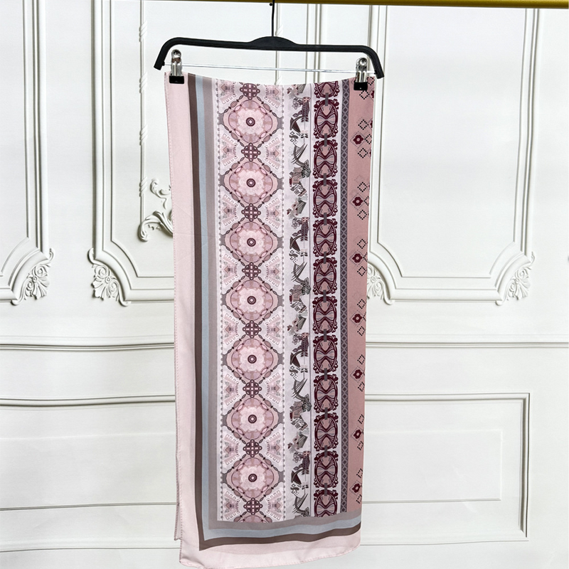 Printed Chiffon Scarf Manufacturer - OEM Turkish Long Premium Shawl