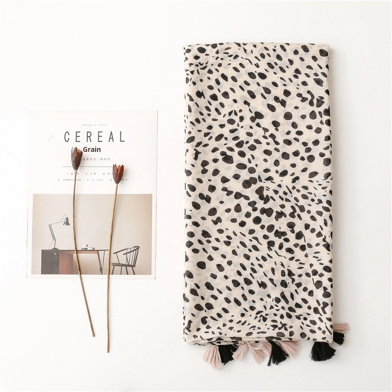 Linen Viscose Hijab Manufacturer - Wholesale Watercolor Printed Casual Scarf