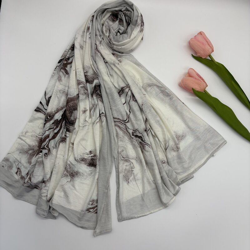 Printed Jersey Hijab Factory - Wholesale Lightweight Patterned Scarf