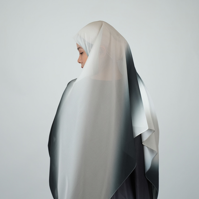 Ombre Chiffon Hijab Manufacturer - Wholesale Solid Georgette Lightweight Veil