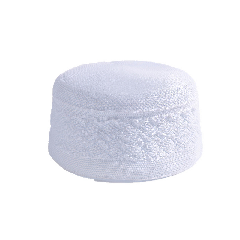 Men Prayer Caps Manufacturer - Wholesale Solid Breathable Knit Kufi Hats