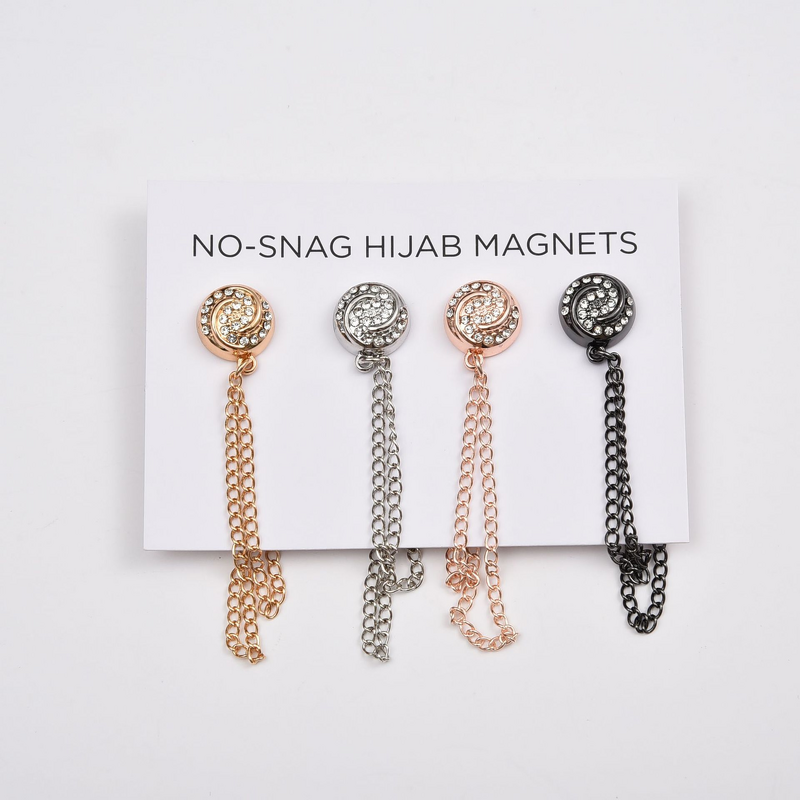 Magnetic Hijab Pins Factory - Bulk Strong Chain Magnet Brooches