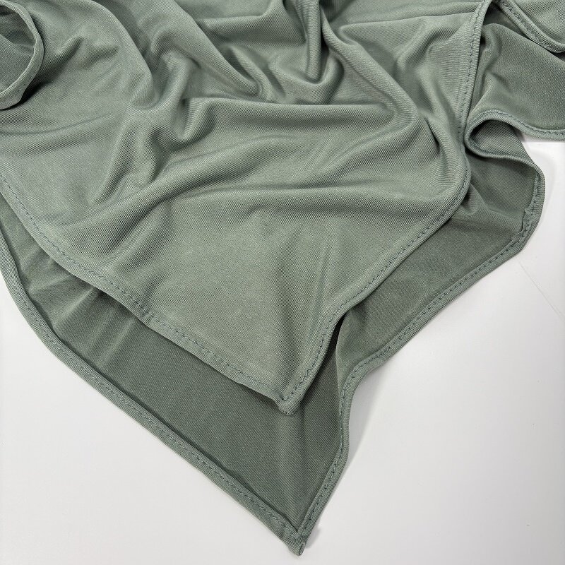 Liquid Jersey Hijab Manufacturer - Custom Solid Shiny Long Shawl