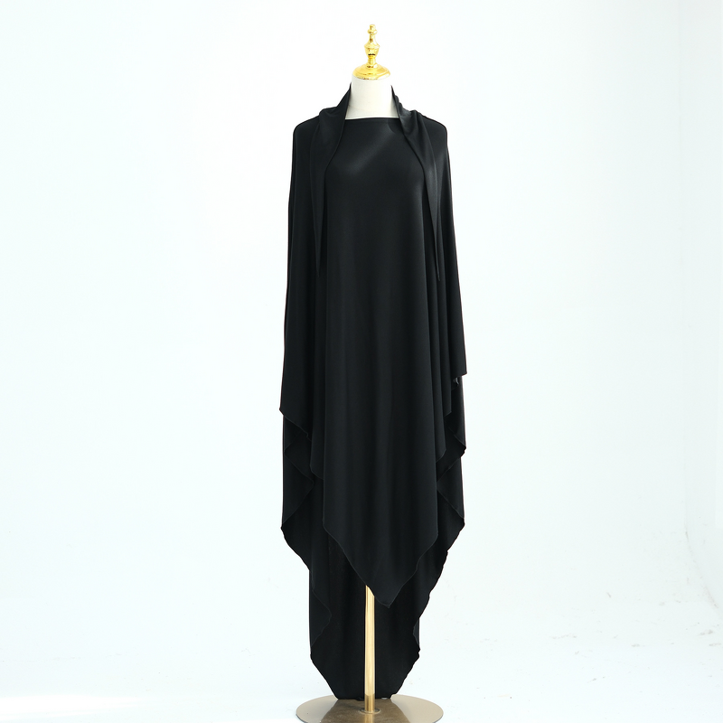 Jersey Khimar Supplier - Bulk Soft Stretchy Casual Prayer Jilbab