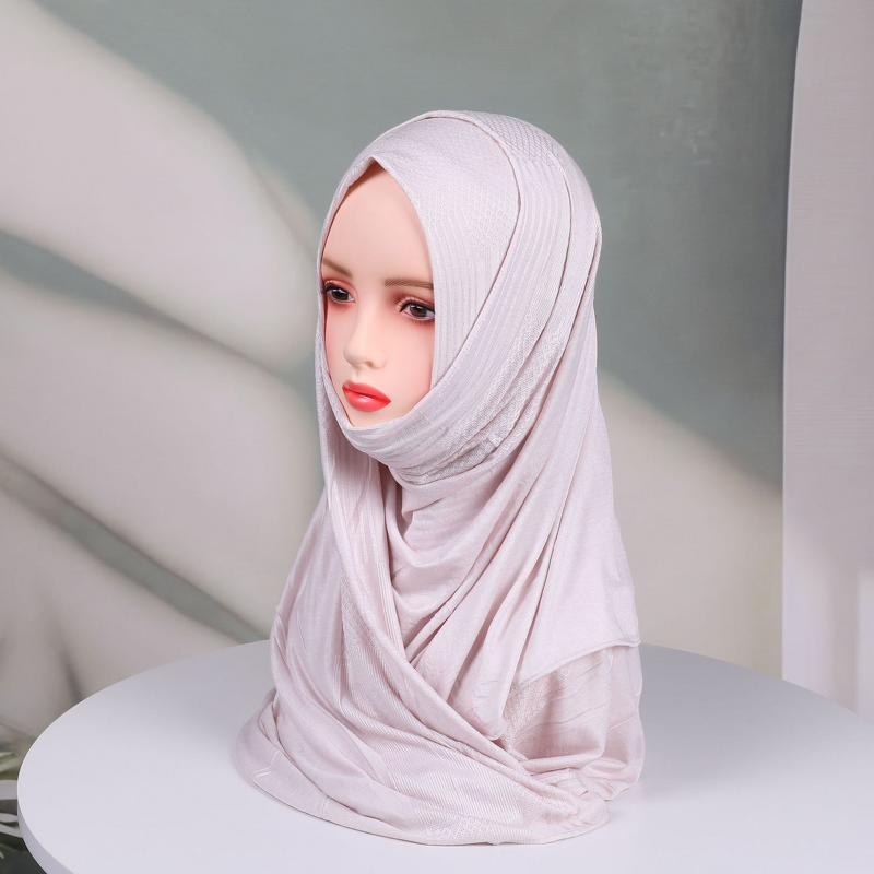 Rayon Modal Scarf Supplier - OEM Jacquard Classic Arab Headscarf
