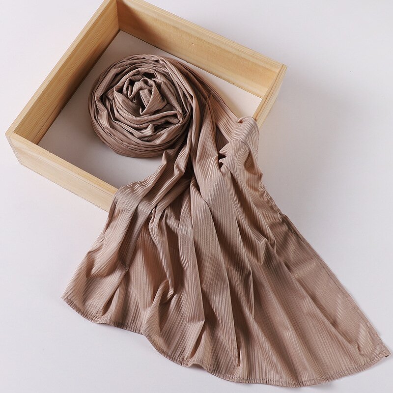 Ribbed Jersey Hijab Supplier - Bulk Plain Eco-Friendly Veil