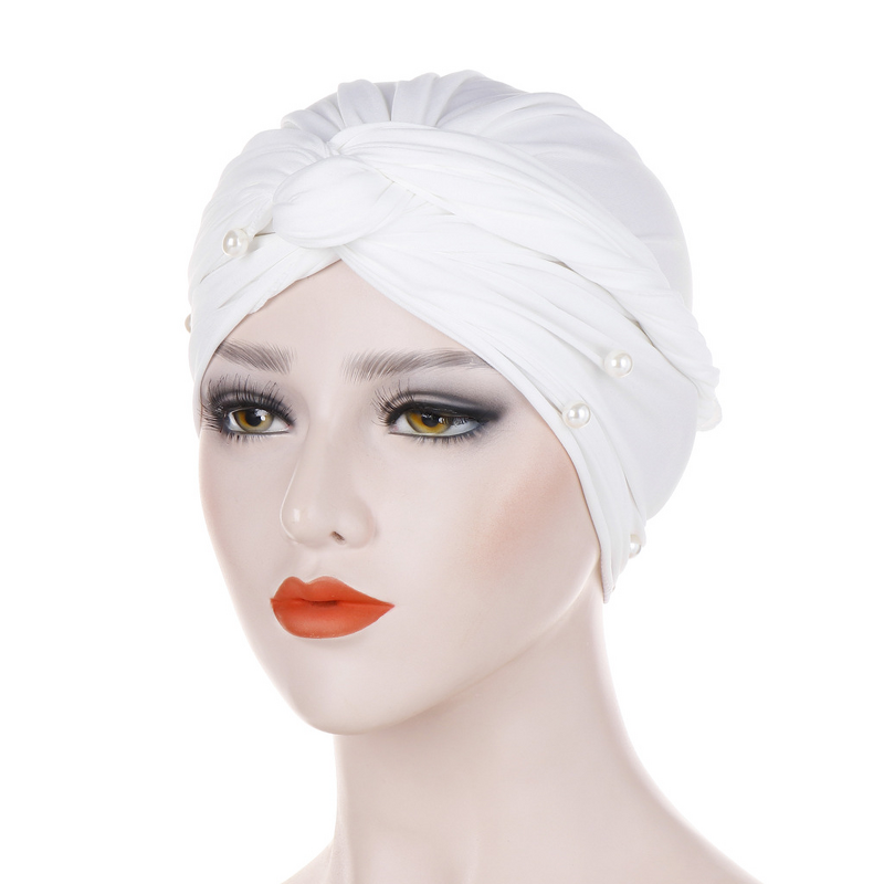 Jersey Turban Hijab Factory - Bulk Solid Comfortable Pearl Turban