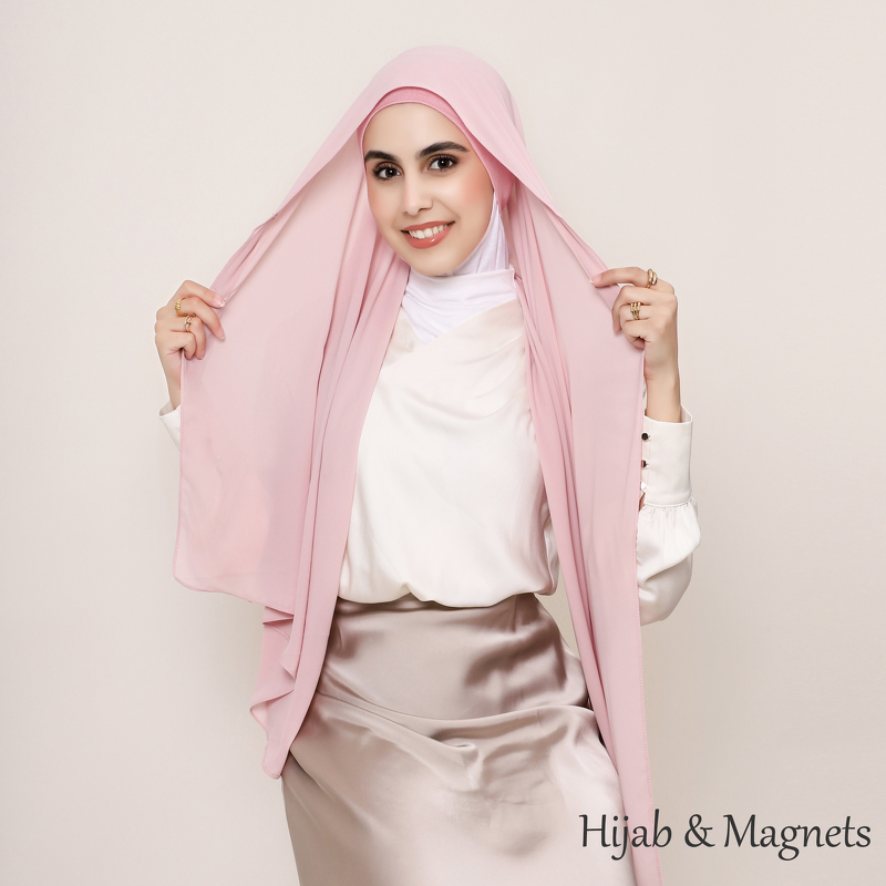 Magnetic Instant Chiffon Hijab Factory - Bulk Non Slip Built-in Magnetic Scarf