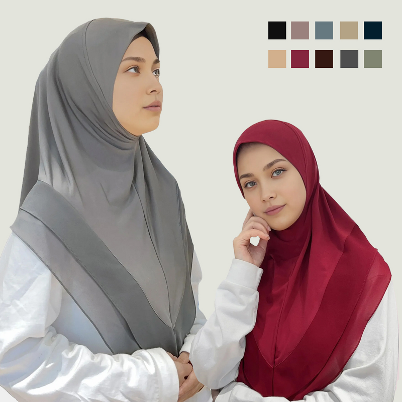 Amira Instant Hijab Manufacturer - Wholesale Easy Wear One Piece Chiffon