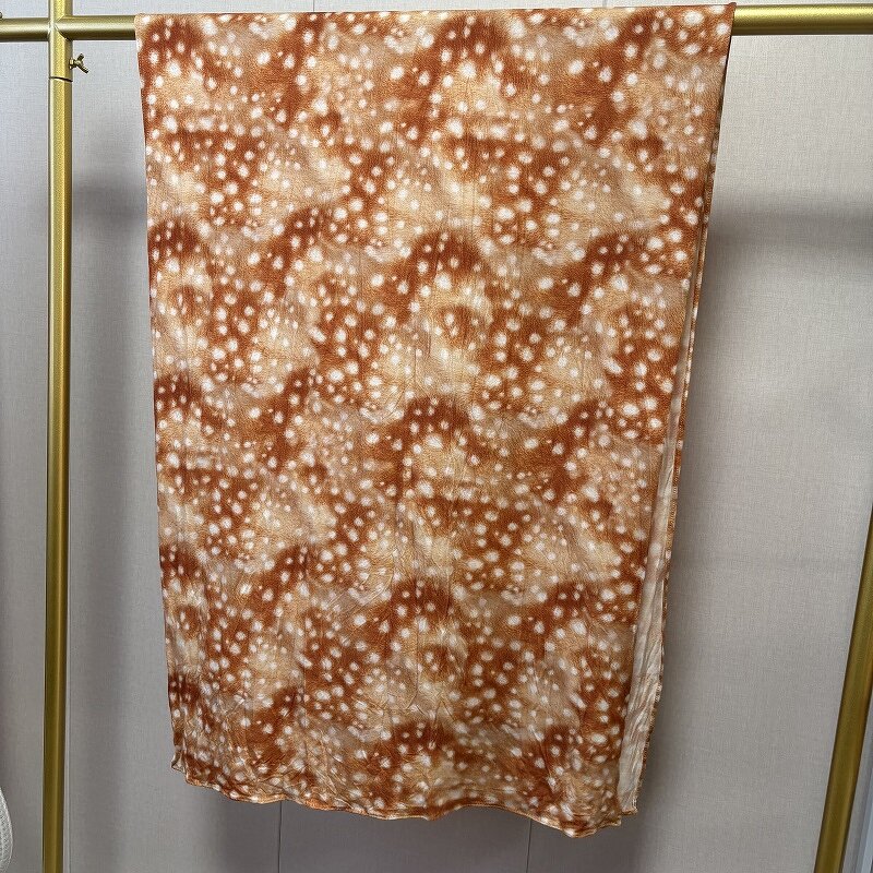 Jersey Hijab Factory - OEM Leopard Print Floral Scarf