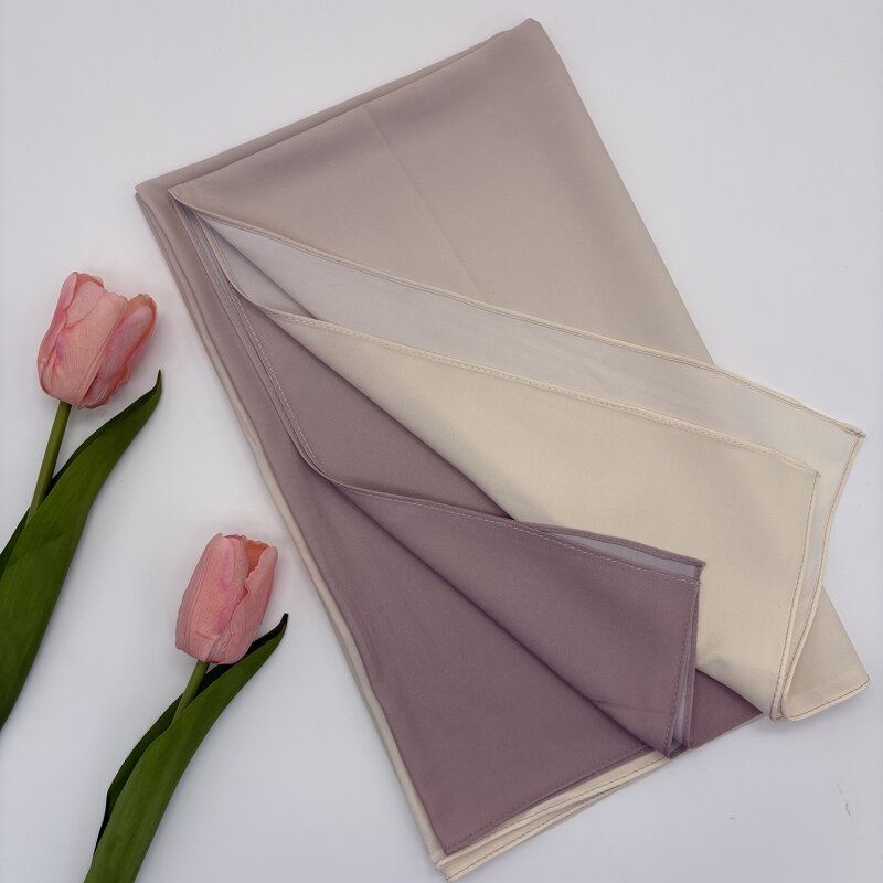 Woven Ombre Modal Hijab Supplier - OEM 4 Ways Stretchy Soft Shawl