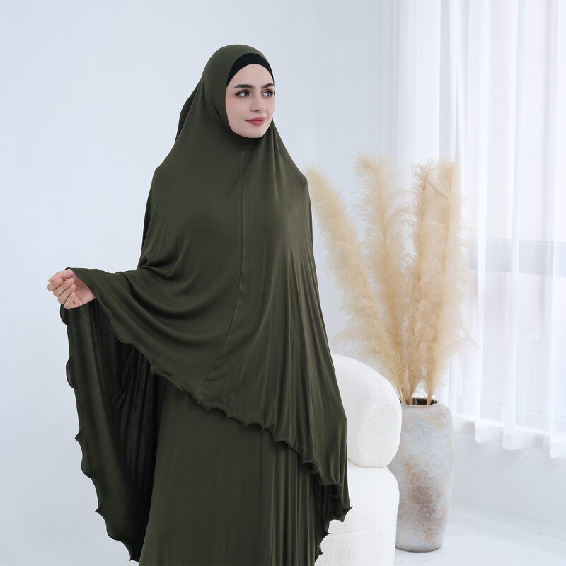 Burqa Jilbab Set Manufacturer - OEM Full Length Two Piece Abaya Dress